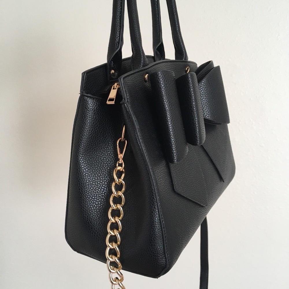 Large Bow Black Harajuku Kawaii Handbag Bag Purse - Picture 5 of 13